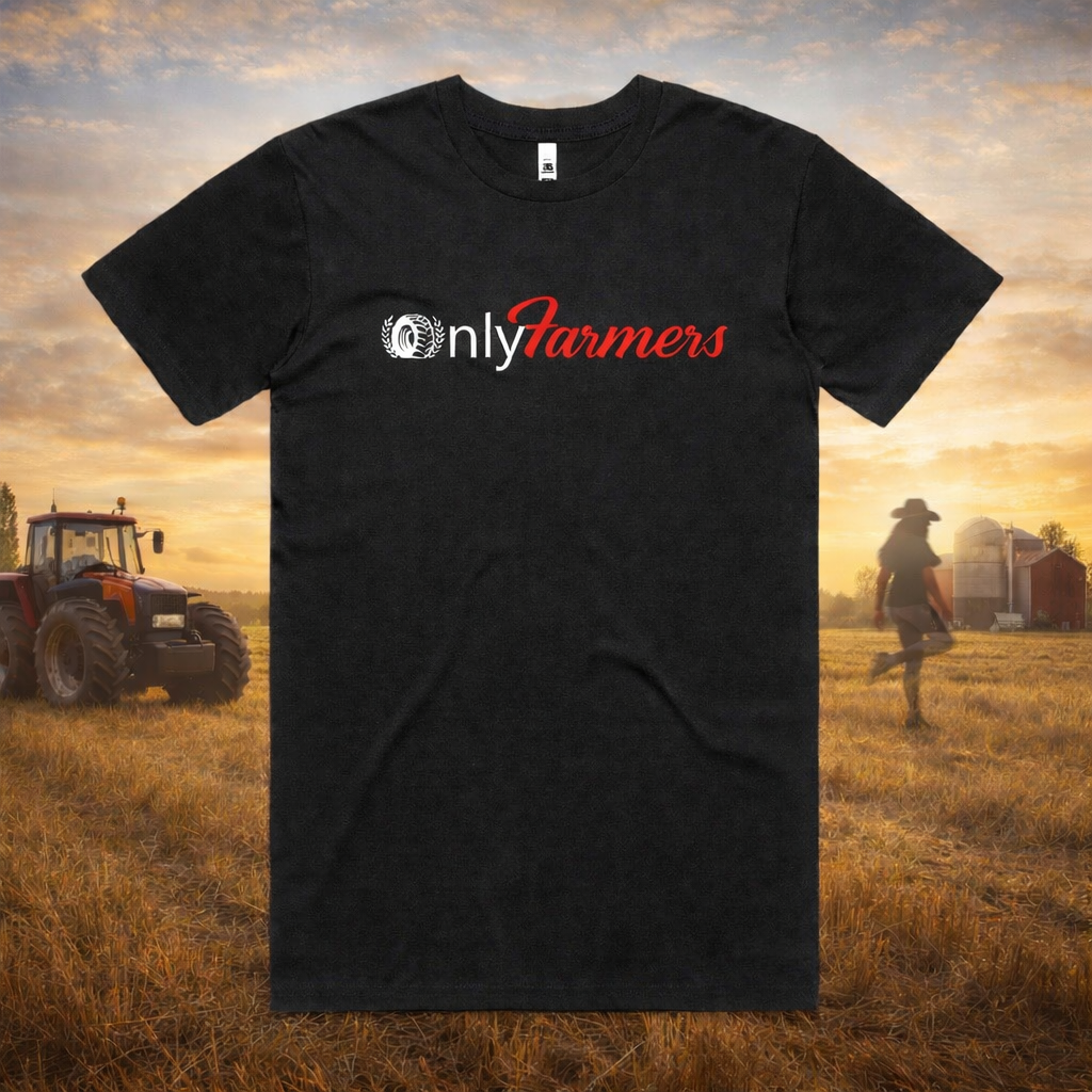 Only Farmers T-Shirt - With optional colour logo