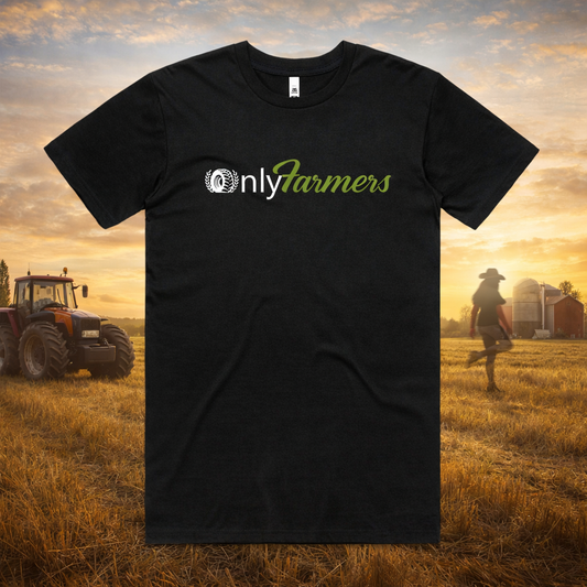 Only Farmers T-Shirt - With optional colour logo
