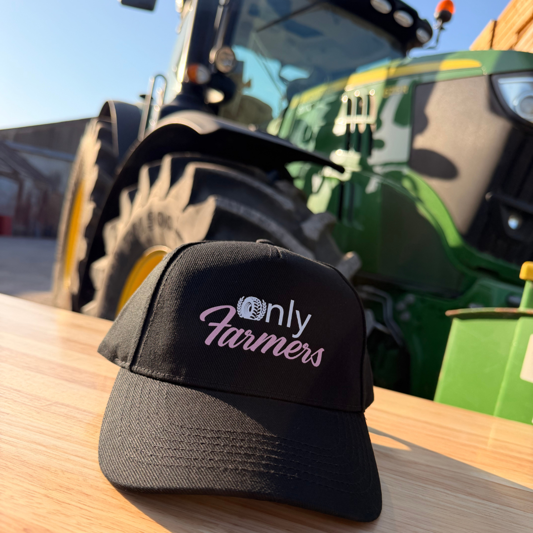 Only Farmers Strapback Cap with optional colour logo