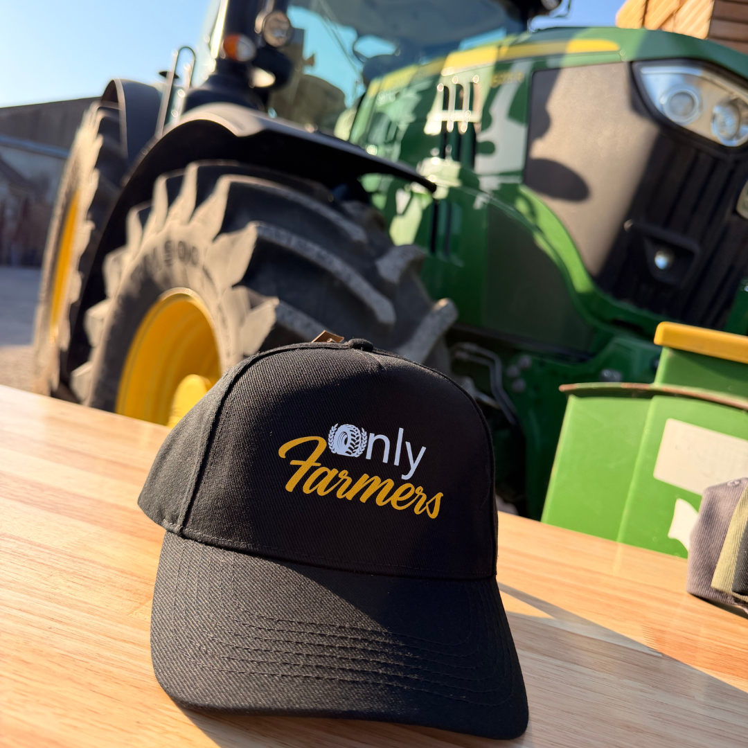 Only Farmers Strapback Cap with optional colour logo