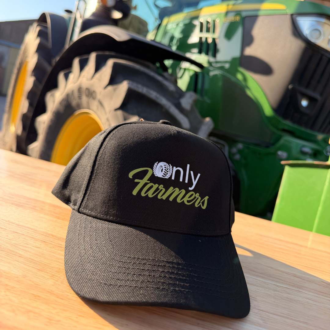 Only Farmers Strapback Cap with optional colour logo