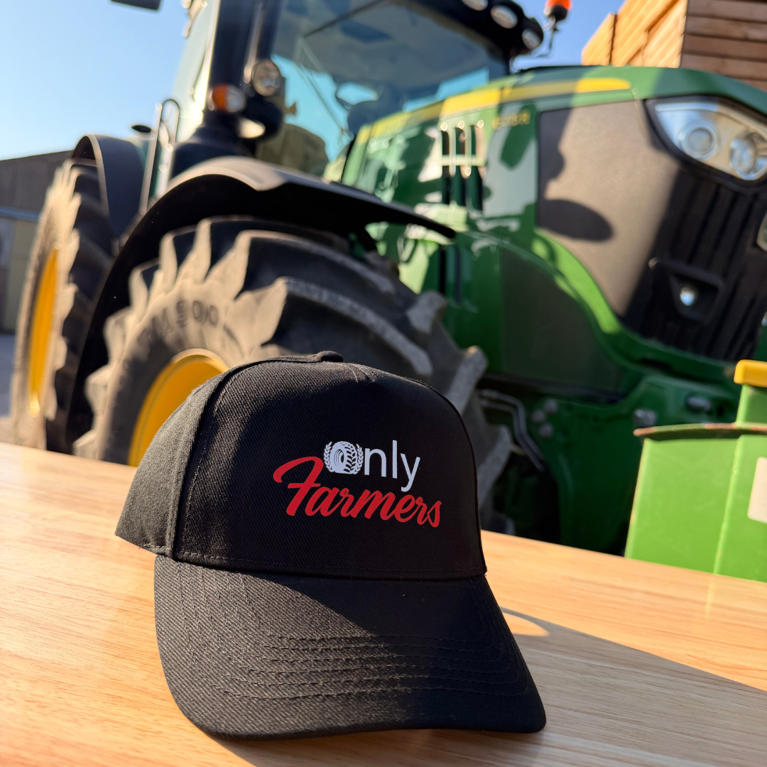 Only Farmers Strapback Cap with optional colour logo