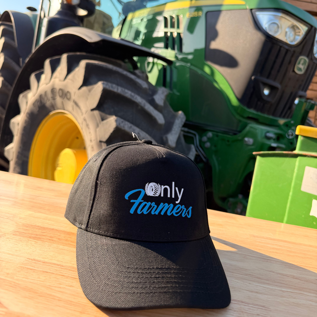 Only Farmers Strapback Cap with optional colour logo