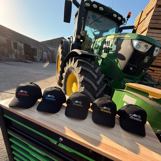 Only Farmers Strapback Cap with optional colour logo